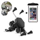 Suporte Celular Gps Tomada Carregador Usb Moto Motoboy