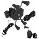 Suporte Celular Moto Carregador Universal Usb Turbo Stallion