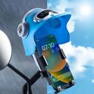 Suporte Celular Para Capacete De Moto Proteção Solar E Chuva