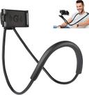 Suporte Celular Pescoço Selfie Stick Flexível Articulado 360º Universal Para iPhone Android Xiaomi