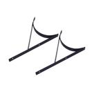 Suporte Cilindro Serpentina Chapa de Aço 3mm 50cm Preto Metalmig Suporte Cilindro Serpentina Chapa de Aço 3mm 50cm Preto Metalmig