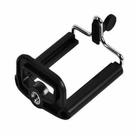 suporte clip u para celular rosca 1/4 para tripe universal