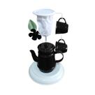 Suporte Coador Café Gourmet com Bule e 2 Canecas 85 ml Suporte Coador Café Gourmet com Bule e 2 Canecas 85 ml