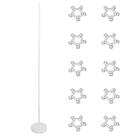 Suporte Coluna Balão Base Bexiga 1,5m+ Clip Anel Aniversário Suporte Coluna Balão Base Bexiga 1,5m+ Clip Anel Aniversário