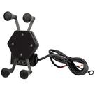 Suporte Com Carregador Usb Para Celular Gps Moto Universal Suporte Com Carregador Usb Para Celular Gps Moto Universal