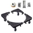 Suporte Com Rodinhas Ajustável Base Para Móveis E Eletrodomésticos Maquina de Lavar Geladeira Fogão 60 x 60 cm
