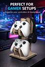 Suporte Controle Video Game E Fone Gamer Em Mdf Resistente Suporte Controle Video Game E Fone Gamer Em Mdf Resistente