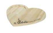 Suporte Coração Gratidão Pelo Agora 20X17,5cm
