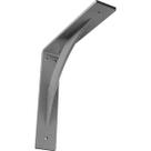Suporte de aço Ekena Millwork Legacy 2x10x10 cm Hammered Grey