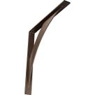 Suporte de aço Ekena Millwork Legacy 2x20x20 cm Hammered Bronze