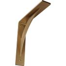 Suporte de aço Ekena Millwork Legacy 2x30x30cm Hammered Gold