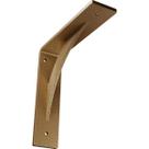 Suporte de aço Ekena Millwork Legacy 2x8x8 cm Hammered Gold