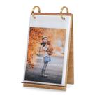 Suporte de álbum de fotos ZEEYUAN 5x7 Desktop Flip para 60 fotos Suporte de álbum de fotos ZEEYUAN 5x7 Desktop Flip para 60 fotos