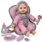 Suporte de assento de carro Travel PlaySet Doll com boneca de corpo macio de 30 cm