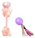 Suporte de Balão Telescopio 175cm + Bombinha Festa Decoração