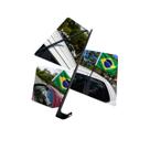 Suporte De Bandeira Veicular Universal Haste Para Carro Caminhonete SUV Encaixe Seguro Instalação Rápida Sem Ferramentas -