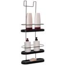 Suporte De Banheiro Porta Shampoo Sabonete Box Organizador