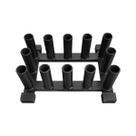Suporte de barra olímpica vertical iniciativa fitness