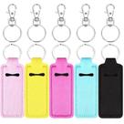 Suporte de batom, bolsa de mangas de protetor labial, bolsas portáteis, suporte de brilho labial, suporte de batom com clipe para mulheres (rosa, preto, etc.) Suporte de batom, bolsa de mangas de protetor labial, bolsas portáteis, suporte de brilho labial, suporte de batom com clipe para mulheres (rosa, preto, etc.)