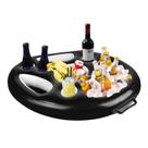 Suporte de bebida flutuante inflável Pool Black 70x50x10cm