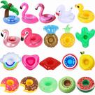 Suporte de Bebida Inflável Flamingo iShyan para Piscina - Pacote com 20 Unidades