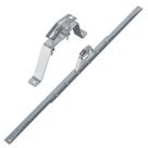 Suporte de beiral ajustável para antenas de TV e pára-raios