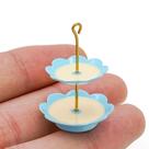 Suporte de bolo em miniatura Odoria 1/12 Dollhouse Decoration Blue