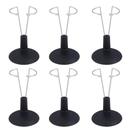 Suporte de boneca EXCEART para boneca de 15 cm - preto (6 unidades) Suporte de boneca EXCEART para boneca de 15 cm - preto (6 unidades)