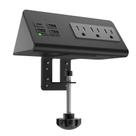 Suporte de borda para mesa de cabeceira emergente Power Strip com portas USB-C