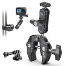 Suporte de braçadeira de câmera ULANZI Super Clamp com braço mágico
