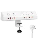 Suporte de braçadeira Power Strip Jgstkcity 65W 4 USB-C 5 tomadas