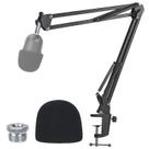 Suporte de braço Mic Boom com filtro Pop para Razer Seiren Mini