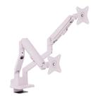 Suporte de braço para monitor duplo Pixio PS1D Wave Pink Suporte de braço para monitor duplo Pixio PS1D Wave Pink