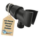 Suporte de cabeça de chuveiro HammerHead Showers All Metal Matte Black Suporte de cabeça de chuveiro HammerHead Showers All Metal Matte Black