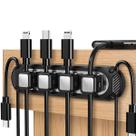 Suporte de cabo magnético Dracool 6 slots Cable Clips pretos