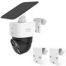 Suporte de calha para eufy Solocam S340/Solocam E30/4G LTE Cam S330