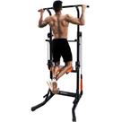 Suporte de calistenia ONETWOFIT, torre de alimentação ajustável, 360 libras Suporte de calistenia ONETWOFIT, torre de alimentação ajustável, 360 libras