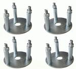 Suporte De Calota Rodoar Para Cinematico Caminhao - 4 Peças Suporte De Calota Rodoar Para Cinematico Caminhao - 4 Peças