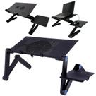 Suporte De Cama Sofá Mesa Articulada Com Espaço para Mousepad Notebook Preto Suporte De Cama Sofá Mesa Articulada Com Espaço para Mousepad Notebook Preto