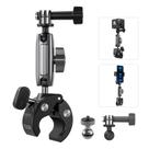 Suporte de câmera TELESIN Super Clamp com cabeça esférica dupla de 360