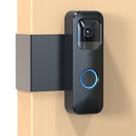 Suporte de campainha Blink, suporte antifurto para campainha de vídeo Blink, sem perfuração, sem bloqueio, sensor de movimento da campainha, fácil de instalar, adequado para câmera de campainha Blink (preta)