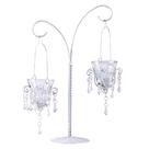 Suporte de Candelabro de Metal Zingz & Thingz 33x16x43 cm Branco