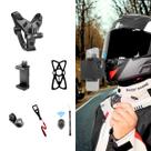 Suporte de Capacete com Controle para Smartphone e Câmera de Ação