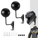Suporte de capacete de motocicleta para montagem na parede, pacote com 2 PAHTTO