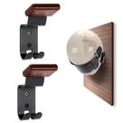 Suporte de capacete de motocicleta Suporte de parede TOKCKYBL Wood & Steel
