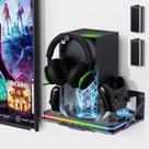 Suporte de carregamento com ventilador de resfriamento para Xbox Series X/S Luckit Suporte de carregamento com ventilador de resfriamento para Xbox Series X/S Luckit