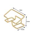 Suporte de Cartões Visita Dourado 10x4,2x4,5cm