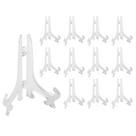 Suporte de cavalete Super Z Outlet de plástico transparente de 3,5 polegadas (pacote com 12)
