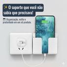 Suporte de Celular De Parede Sem Furos Com Porta Celular Fixação Adesiva Suporte de Celular De Parede Sem Furos Com Porta Celular Fixação Adesiva