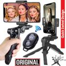 Suporte de Celular Estabilizador Steadicam Tripé Bastão Mão Selfie Rotativo 360 Graus Vertical Horizontal Câmera